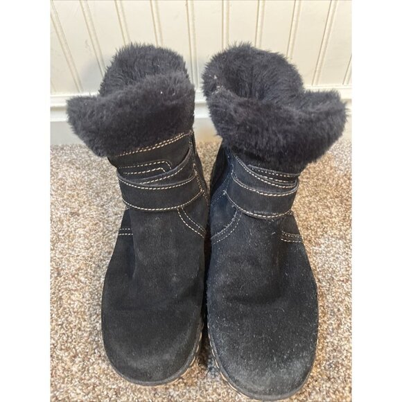 Baretraps Eryn Womens Size 6 Black Regular Suede Winter Boots - Picture 4 of 12